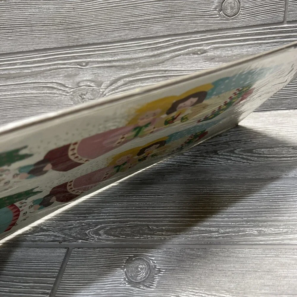 1987 Current Christmas Angels Garland Paper Punch Outs Sealed Country Style